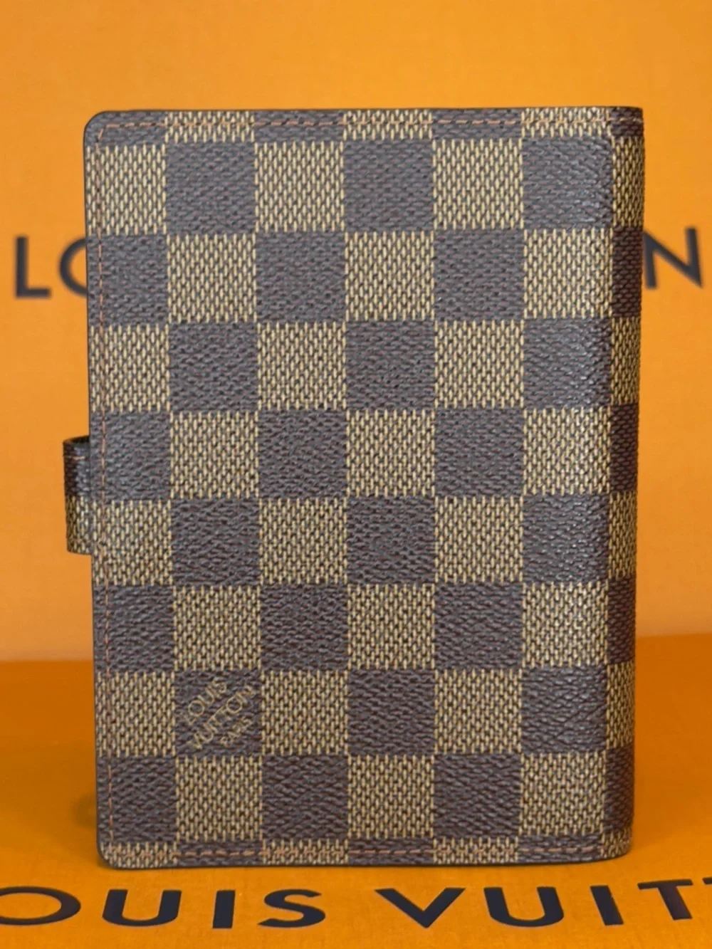 Louis Vuitton PM Agenda Damier Ebene Planner Organizer Notebook Cover Wallet